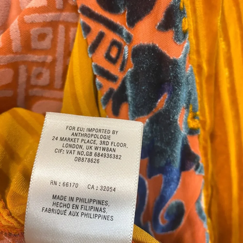 Moulinette Soeurs Velvet Wrap Top by Anthropologie – Size Large - Picture 5 of 14